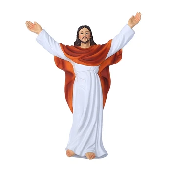 Krikščionių Jėzaus Statulėlės, Rankomis Dažyti Dervos Katalikų Skaičius Amatų Ornamentu