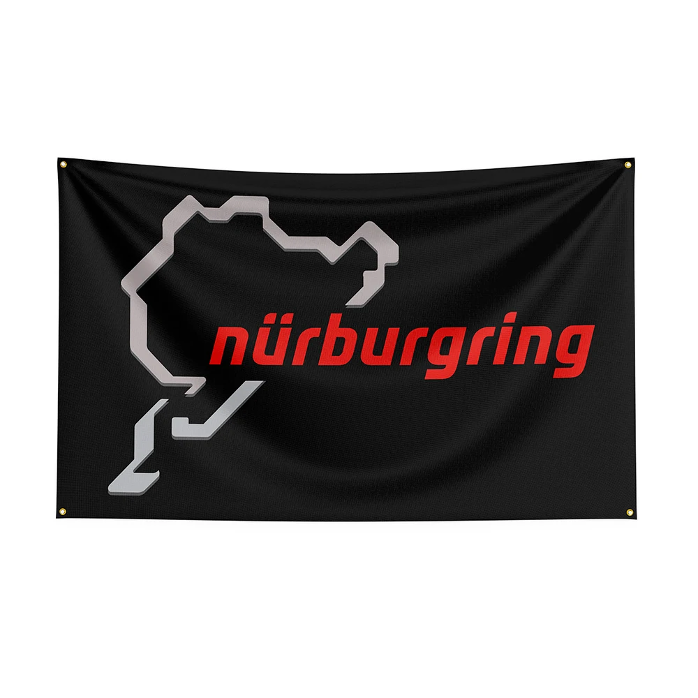 3X5FT Nurburgrings Vėliavos Poliesterio Spausdinami Lenktynių Automobilių Reklama Už Dekoro ft Vėliavos Dekoro,vėliavos Apdailos Banner Vėliavos Banner