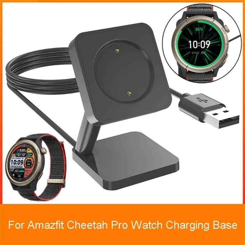 Tinka Cheetah Magnetinio Laidas Maitinimo Adapteris USB Greito Įkrovimo Kabelis, Laikiklis Smartwatch Stotis Patvarus