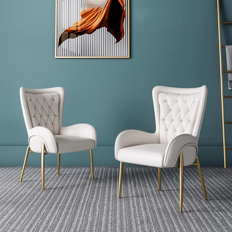 Unikalus Laukia Valgomojo Kėdės Prabangus Virtuvės Balta Butas Dizainerio Kėdės Viešbutis Džiuginti Chaises Salle Ėdžiose Namų Baldai